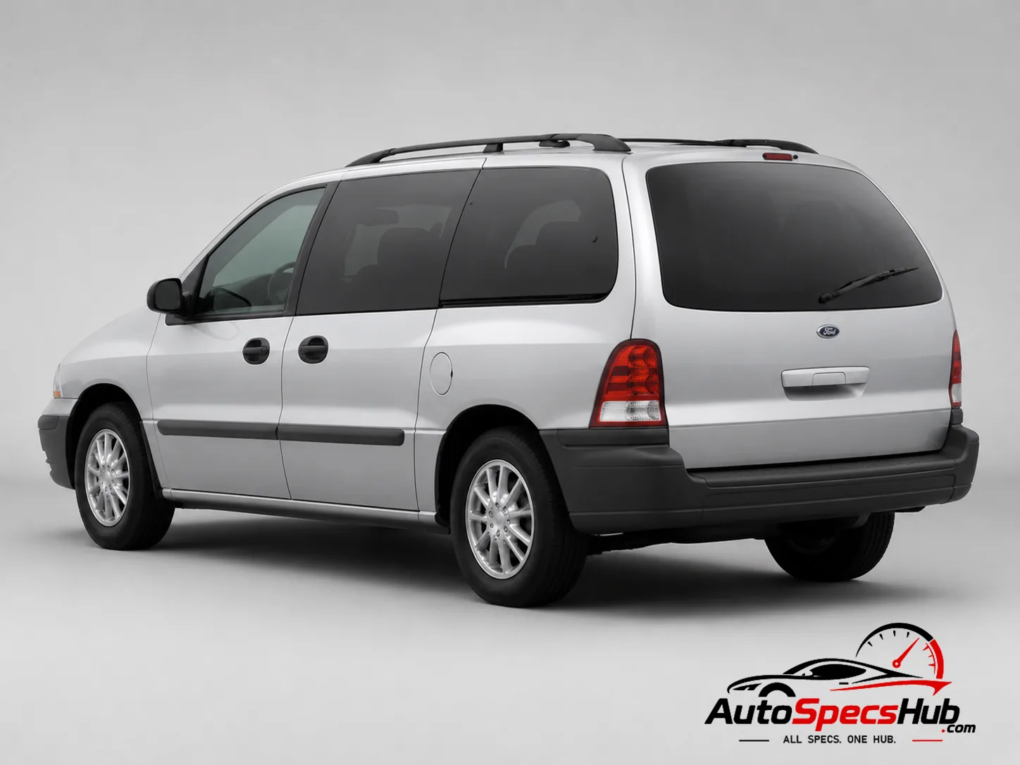 1998 Ford Windstar 3.0 V6 rear three-quarter view
