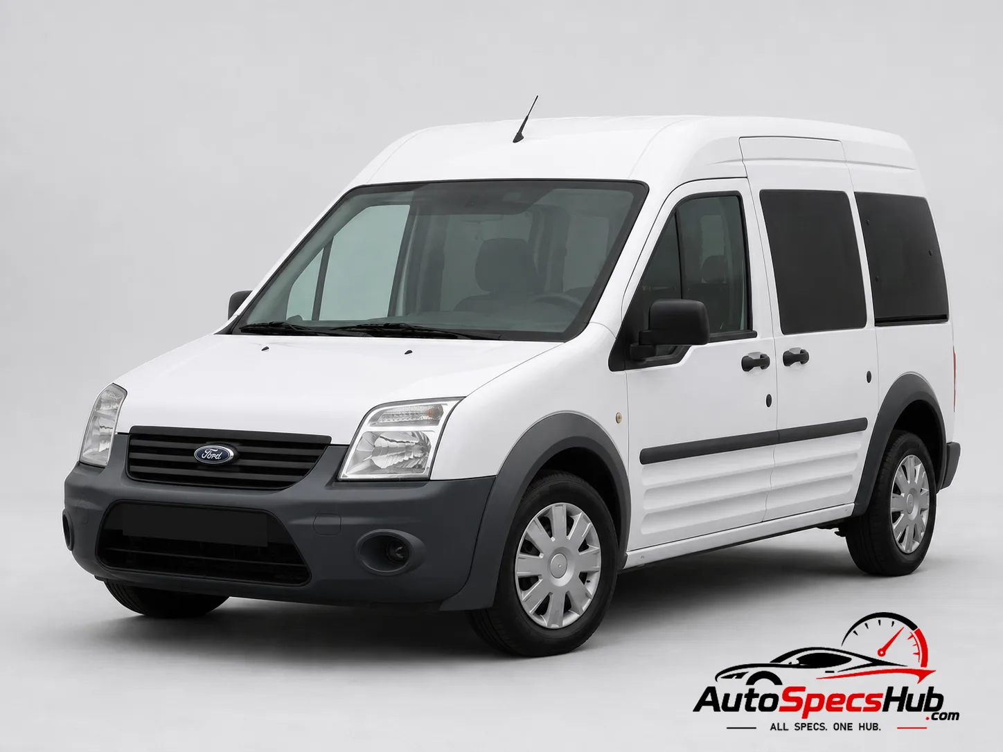 2010 Ford Tourneo Connect 1.8 TDCi LWB 110 front three-quarter view