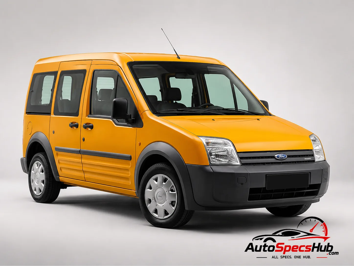 2008 Ford Tourneo Connect 1.8 TDCi LWB 110 front three-quarter view