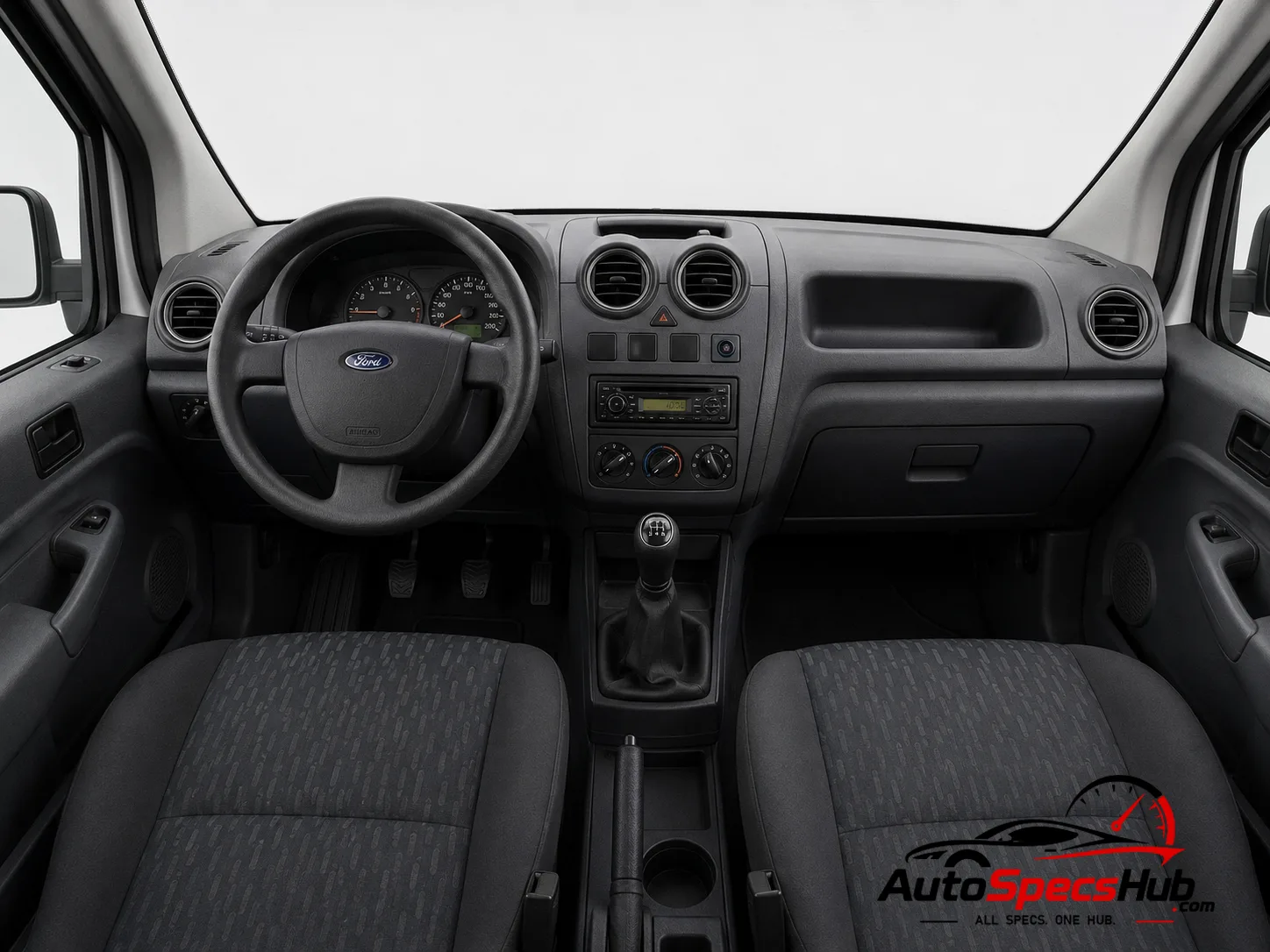 2008 Ford Tourneo Connect 1.8 TDCi 90 interior dashboard and front cabin