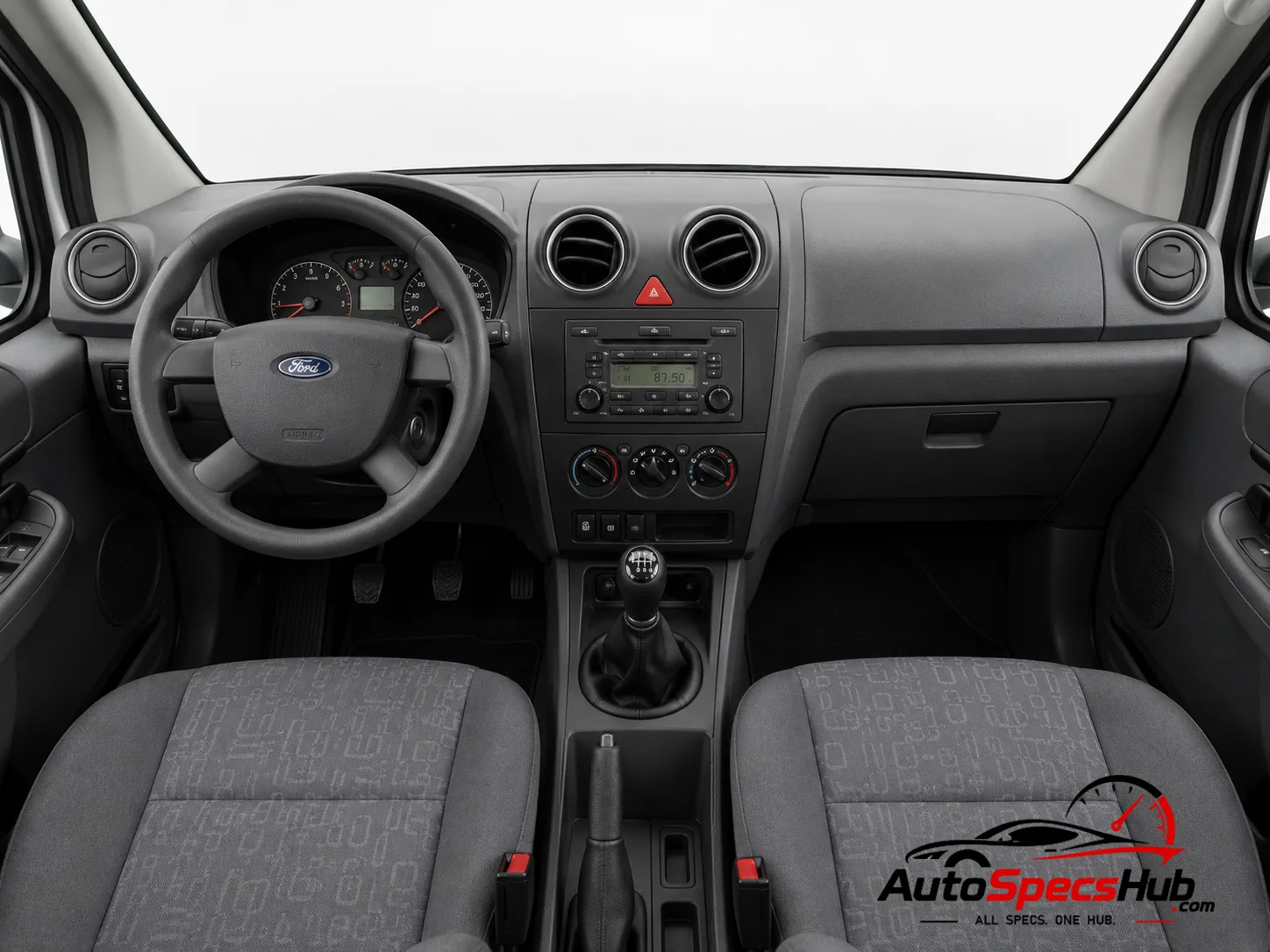 2010 Ford Tourneo Connect 1.8 TDCi 90 interior dashboard and front cabin