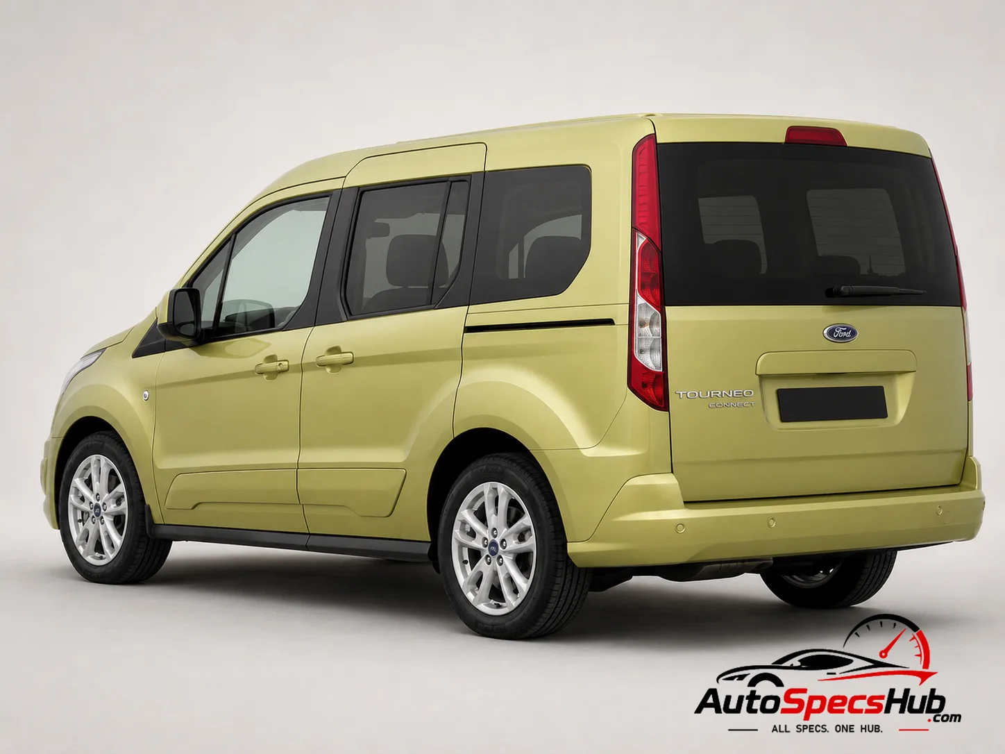 2013 Ford Tourneo Connect 1.6 TDCi 115 rear three-quarter view