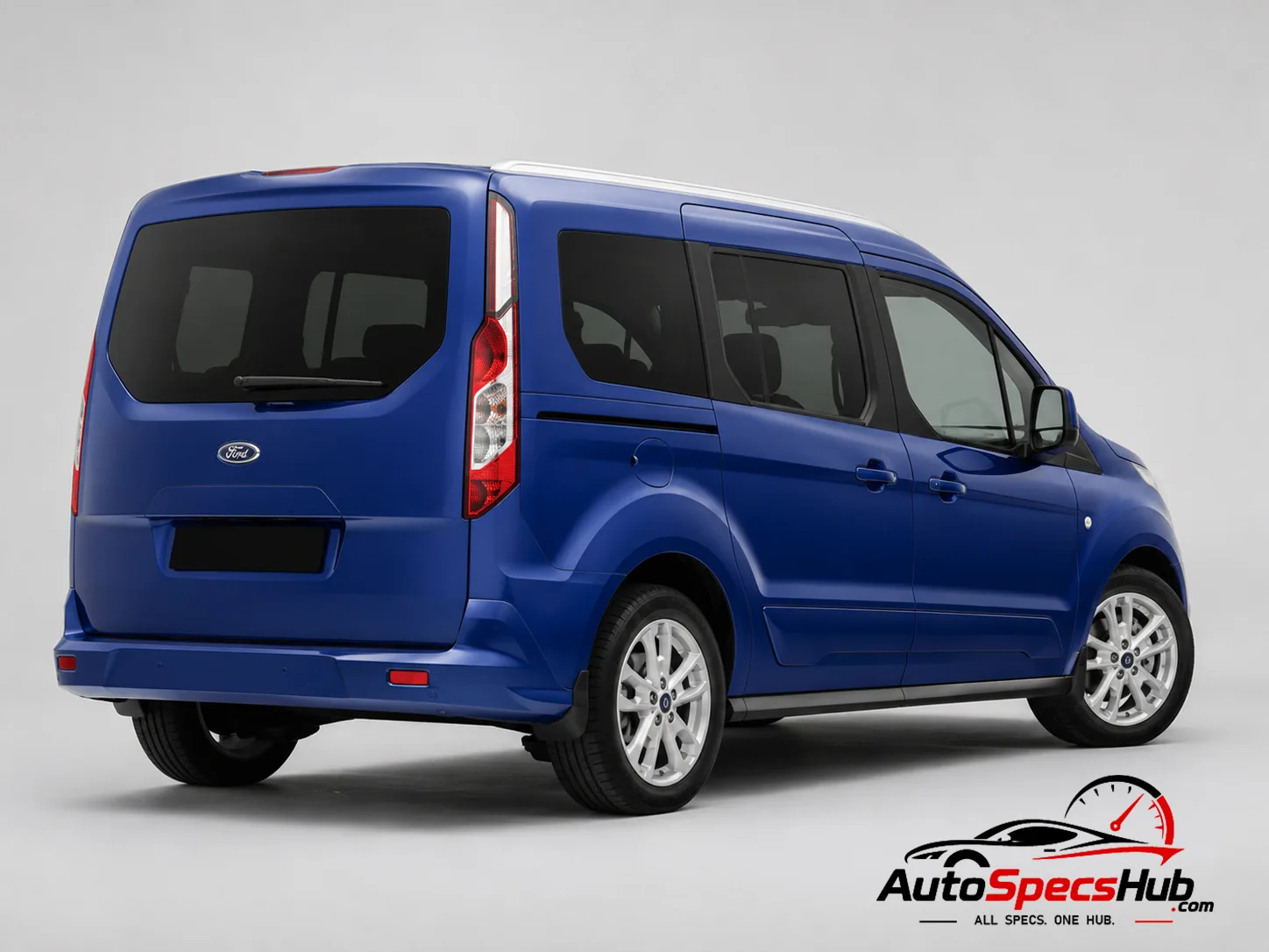 2013 Ford Tourneo Connect 1.6 EcoBoost 150 rear three-quarter view