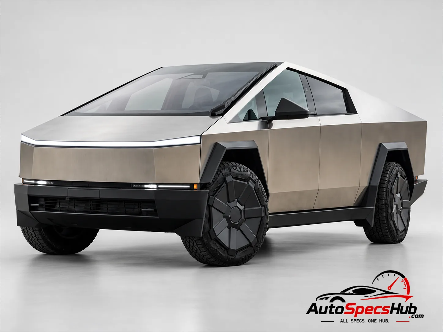 2023 Tesla Cybertruck Cyberbeast front three-quarter view