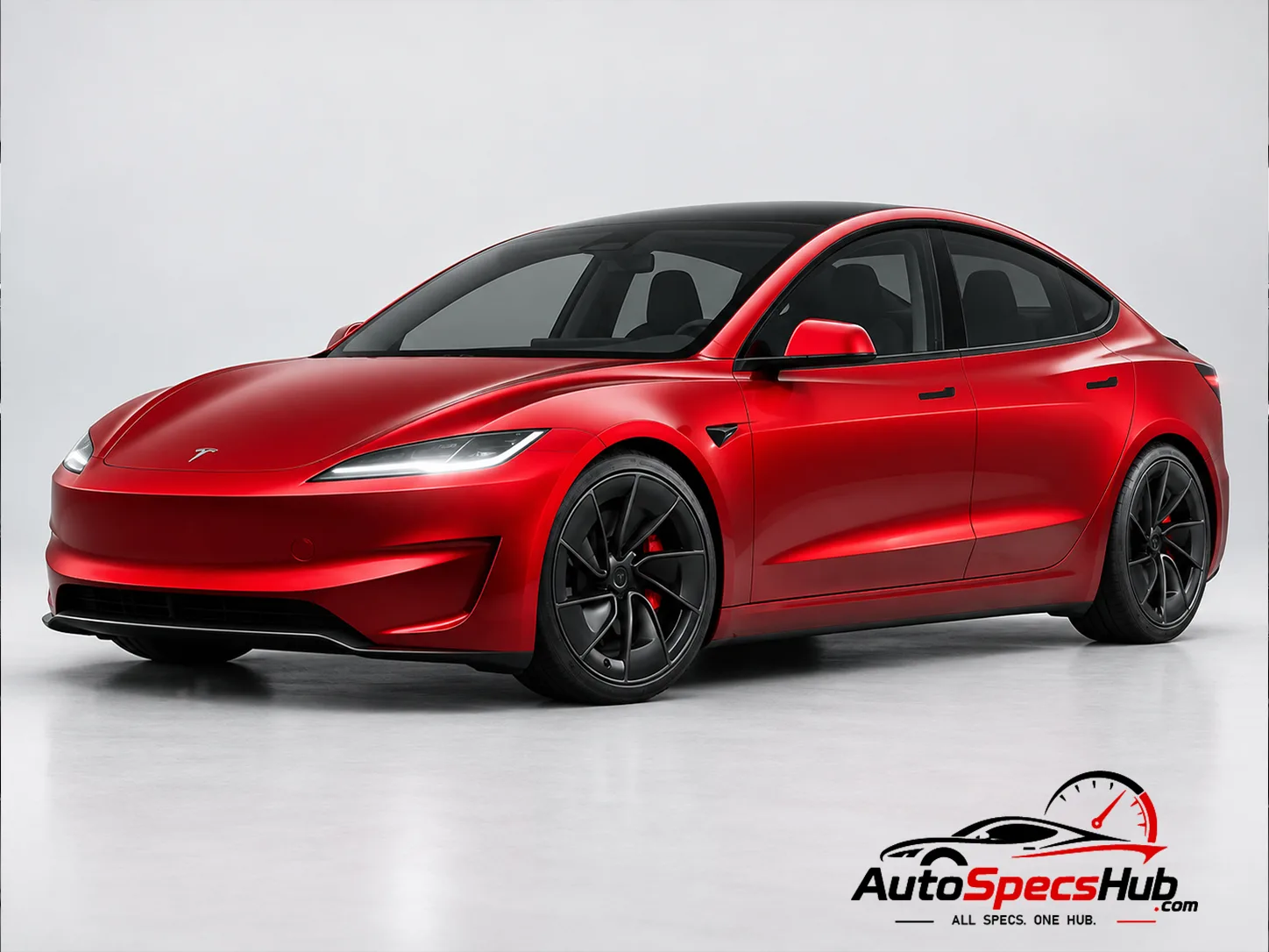 2024 Tesla Model 3 Performance front three-quarter view