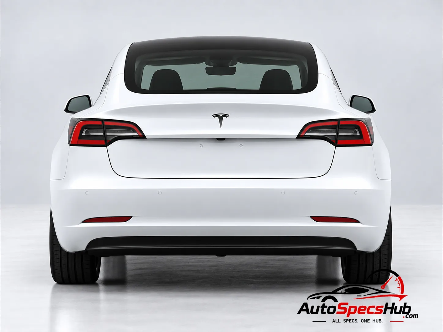 2018 Tesla Model 3 Performance rear view
