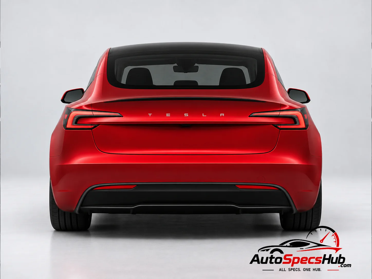 2024 Tesla Model 3 Long Range AWD rear view