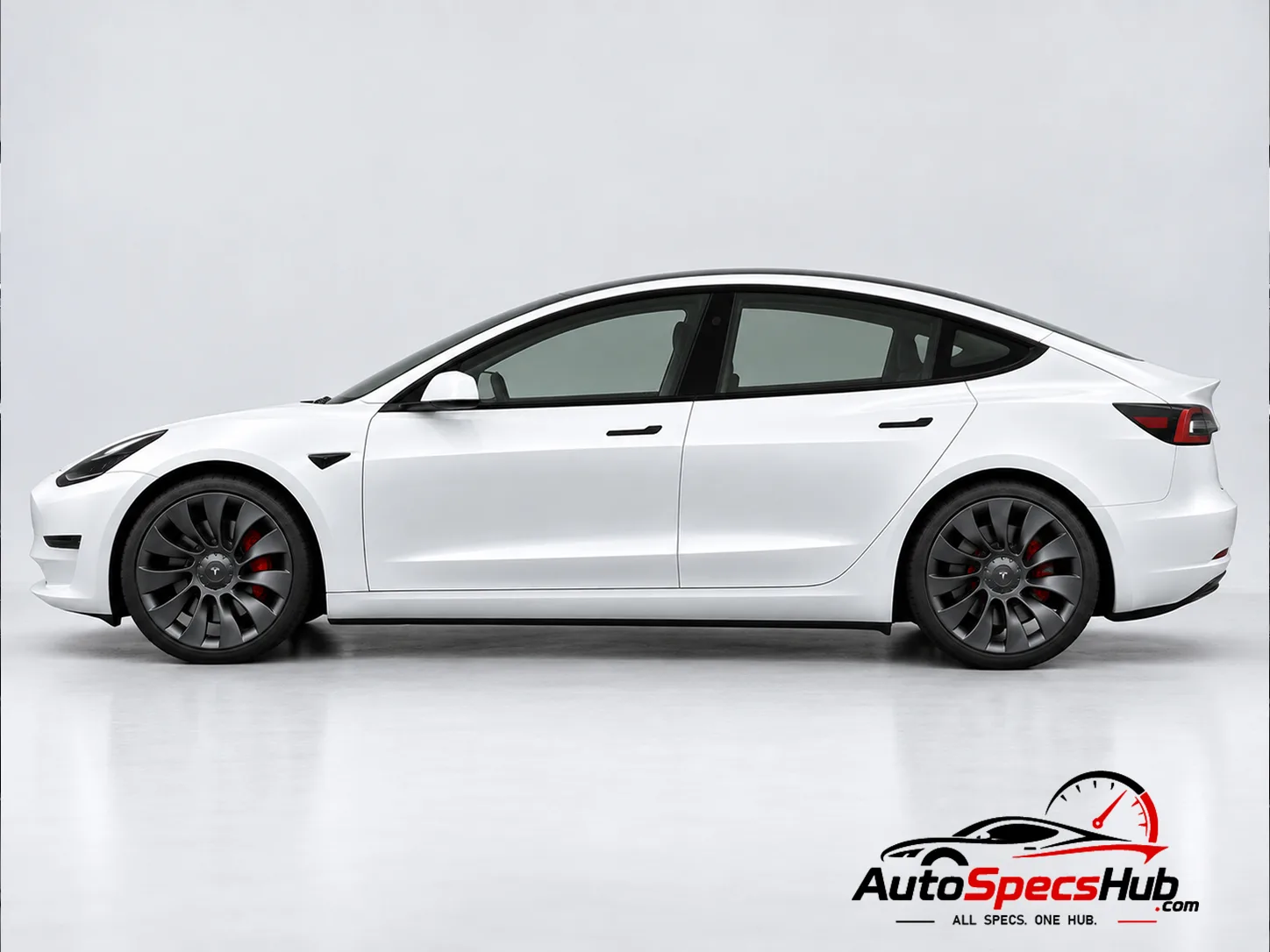 2020 Tesla Model 3 AWD side profile