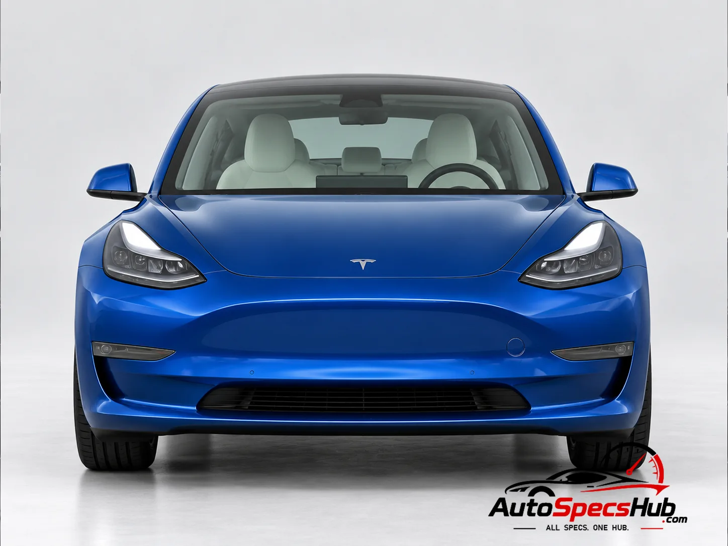 2021 Tesla Model 3 RWD front view