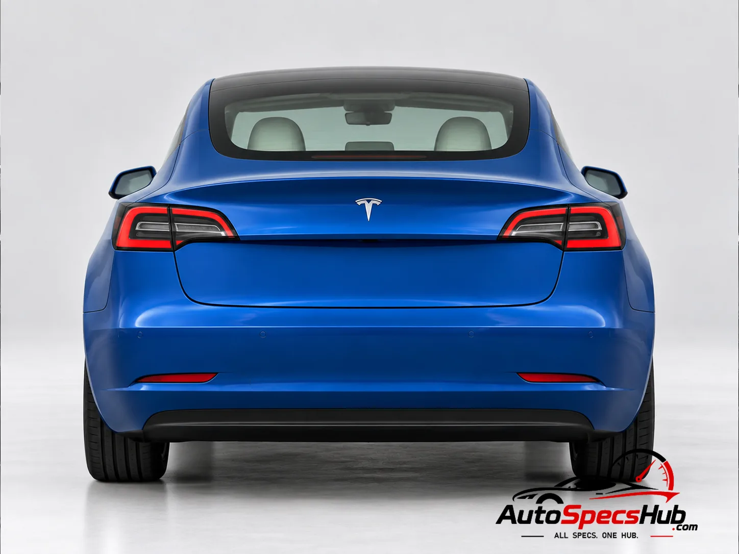 2021 Tesla Model 3 RWD rear view