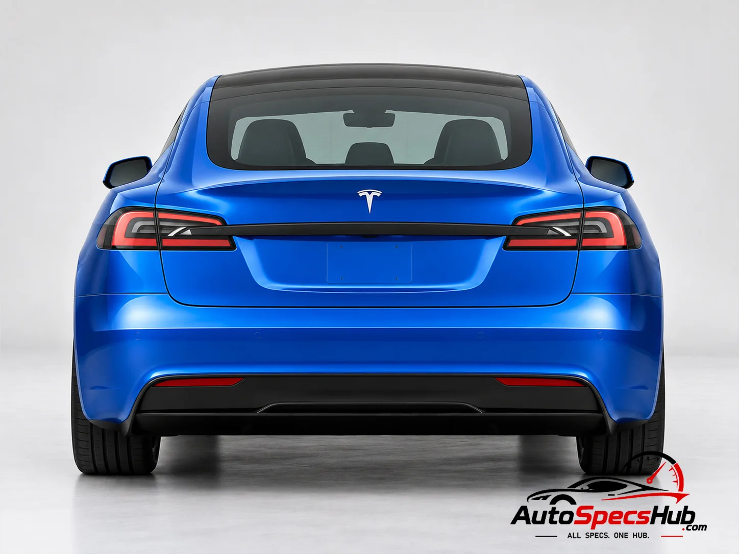 2021 Tesla Model S rear view