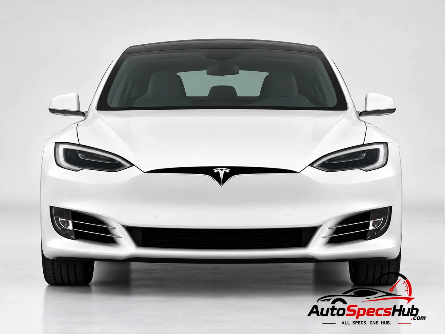 2016 Tesla Model S P100D front view