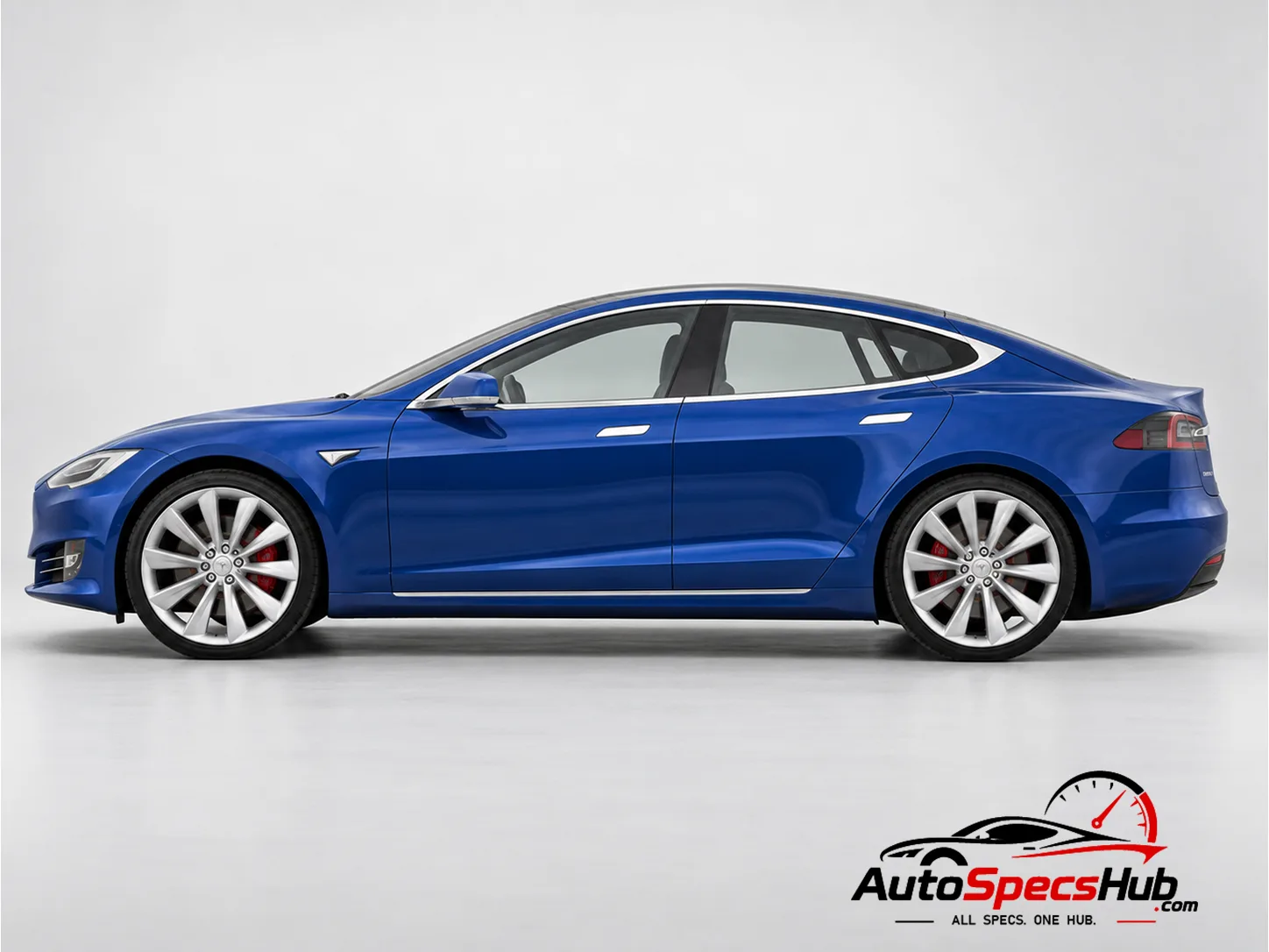 2016 Tesla Model S 75D side profile