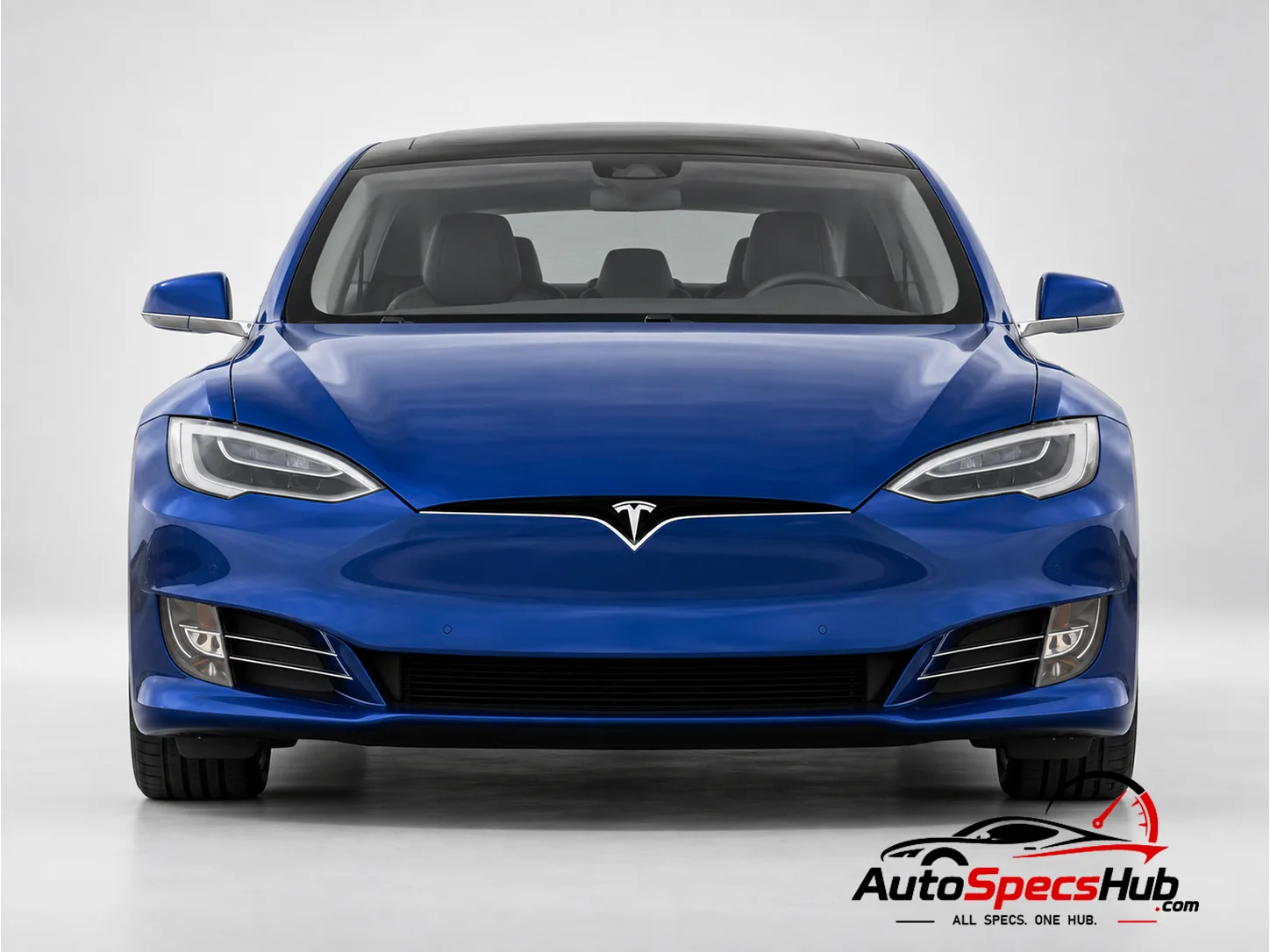 2016 Tesla Model S 75D front view