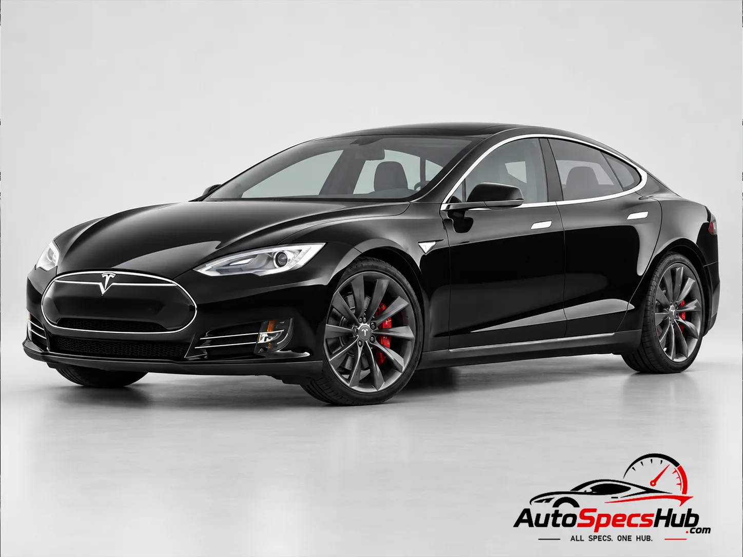 2015 Tesla Model S 90D front three-quarter view