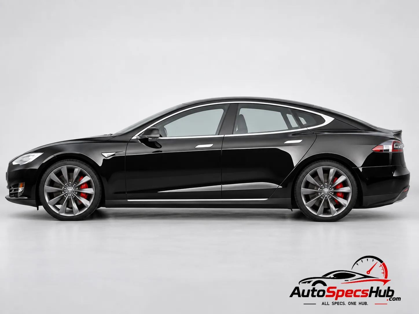 2015 Tesla Model S 70D side profile