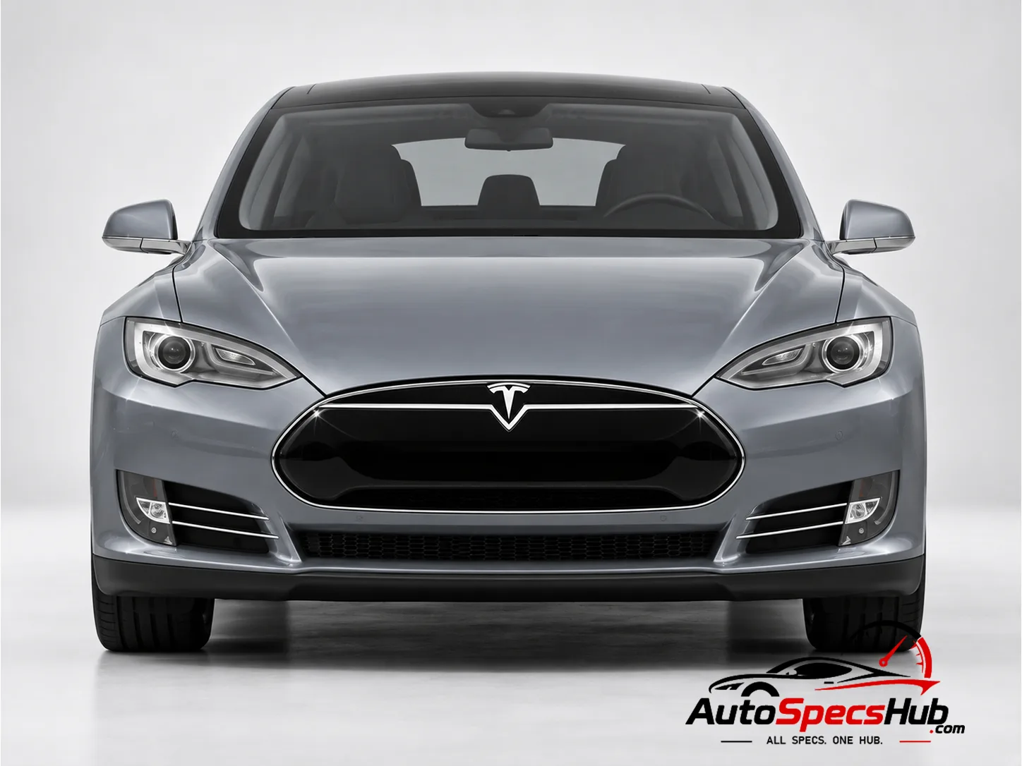 2013 Tesla Model S P85 front view
