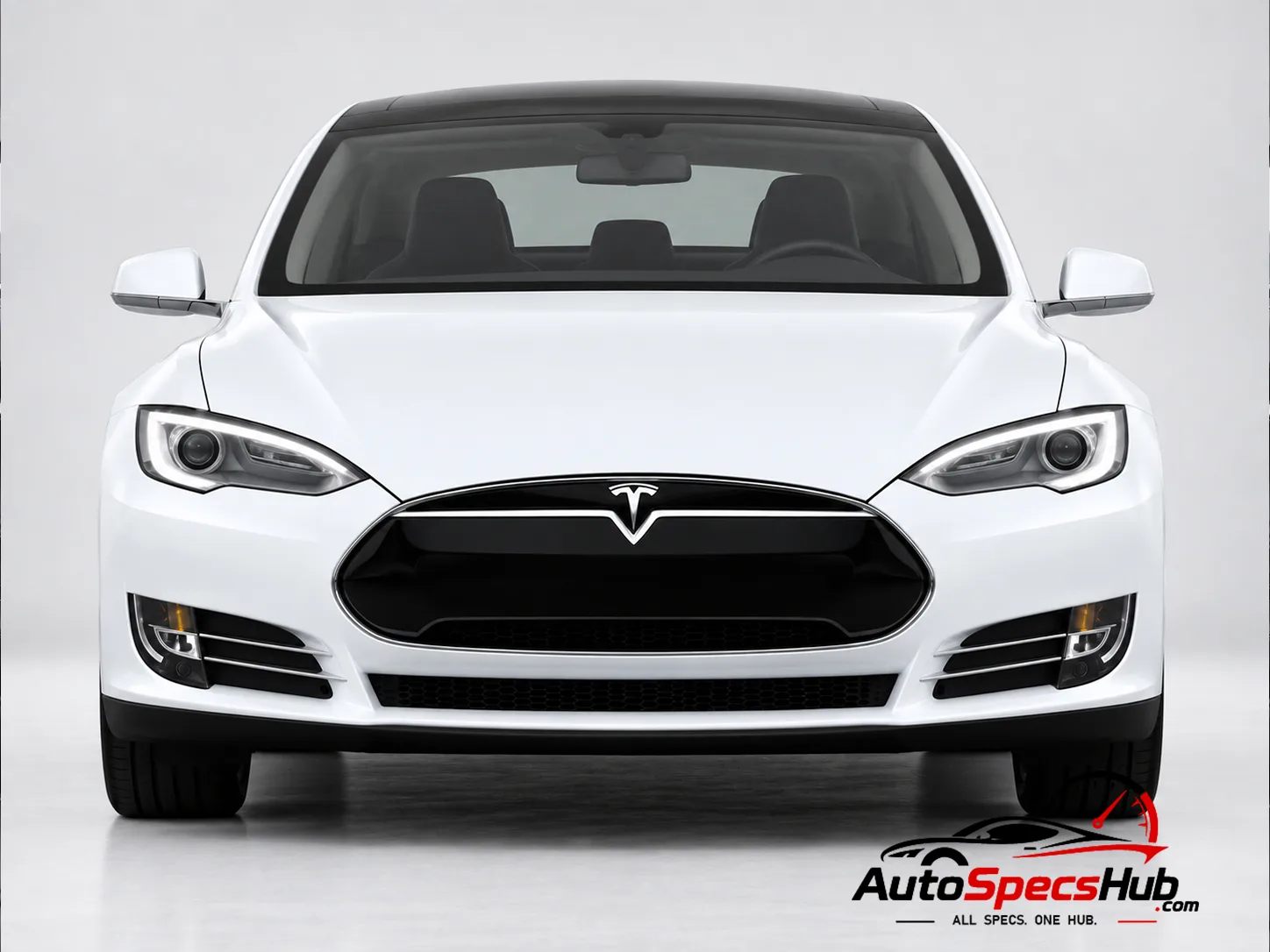 2014 Tesla Model S 85 front view