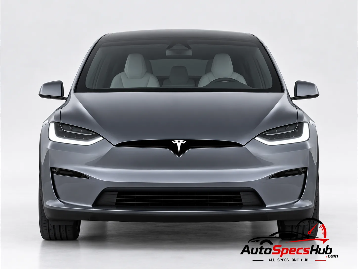 2021 Tesla Model X Plaid front view