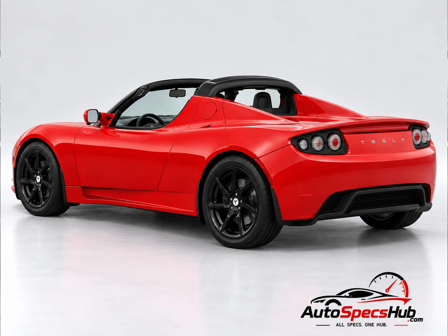 2011 Tesla Roadster 2.5 rear three-quarter view