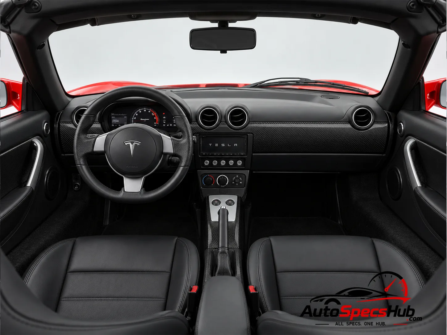 2011 Tesla Roadster 2.5 interior cockpit and seats