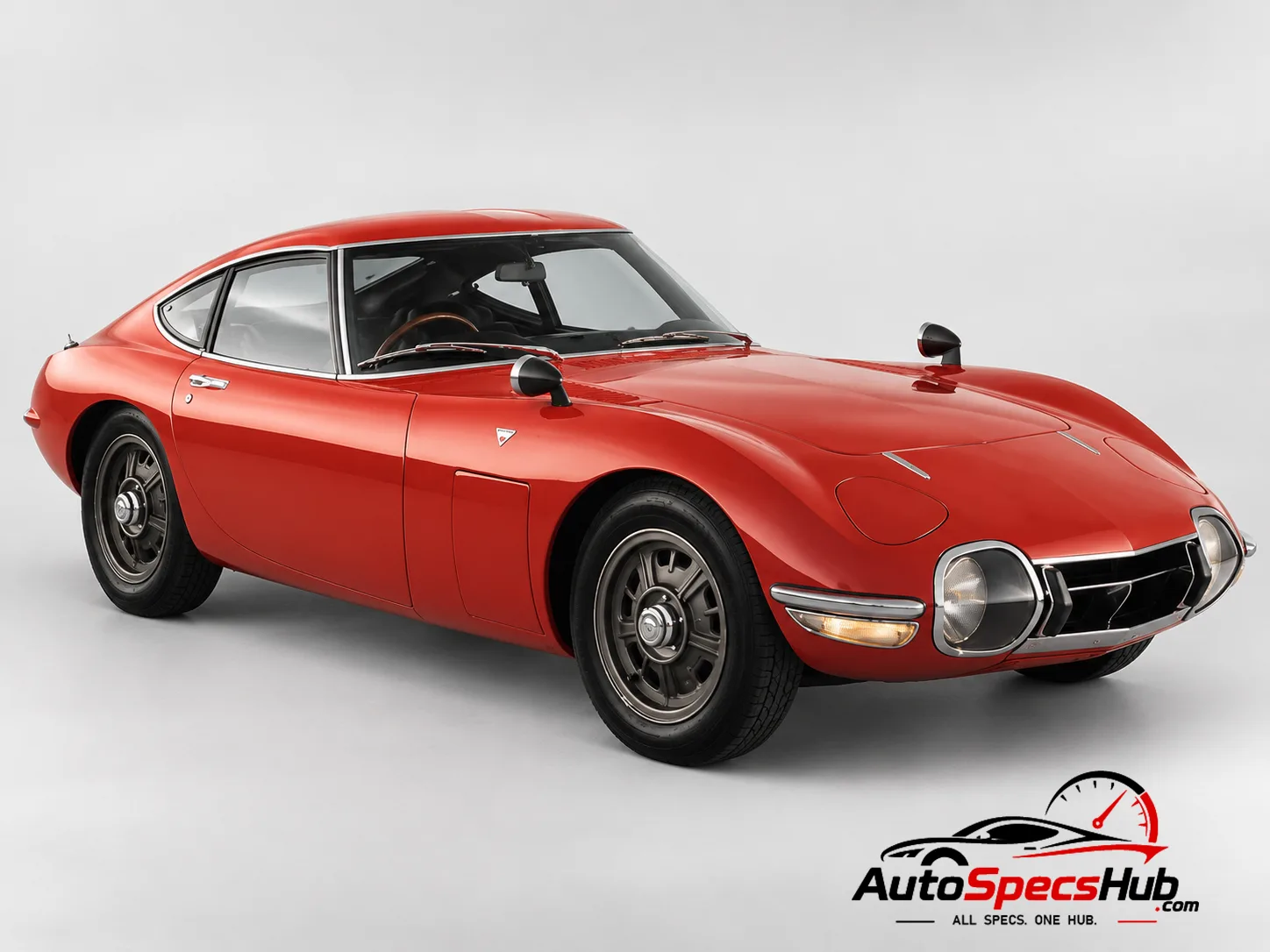 1967 (MF10) Toyota 2000GT front three-quarter view