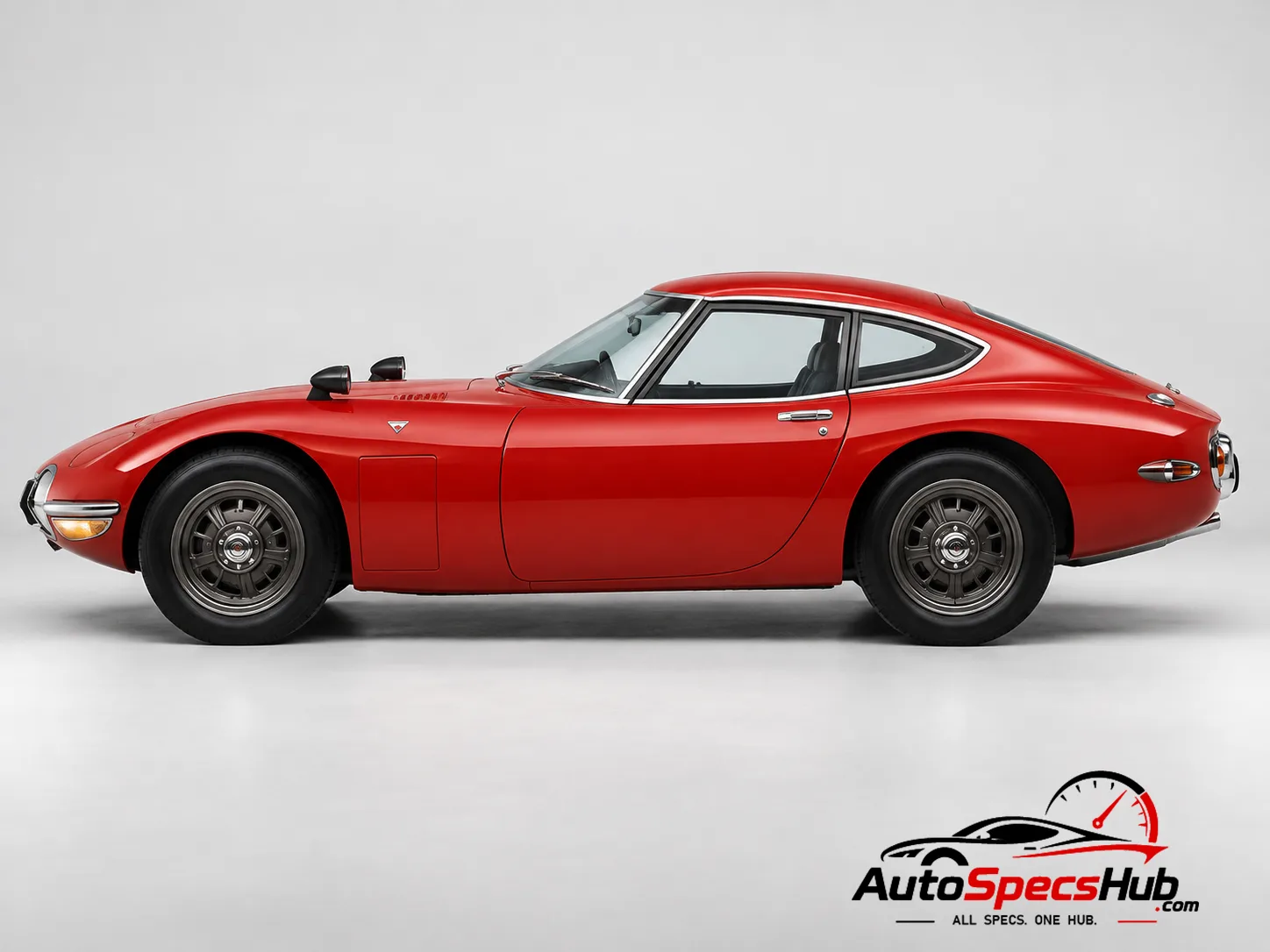 1967 (MF10) Toyota 2000GT side profile