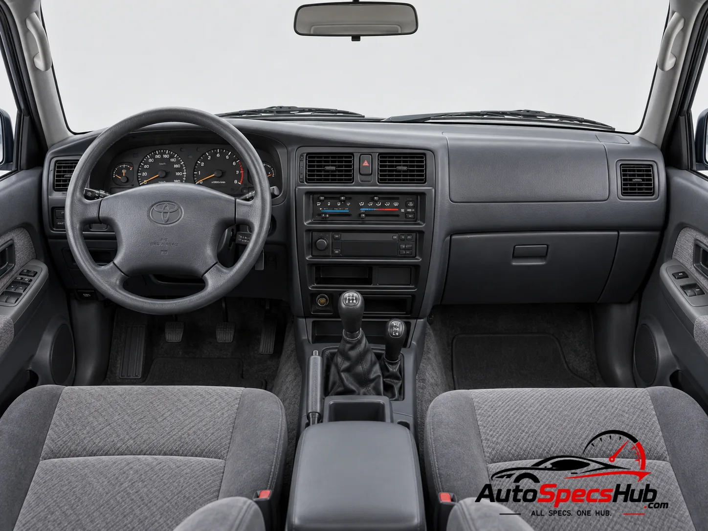 1994 Toyota 4Runner 3.0 TD interior dashboard and front cabin