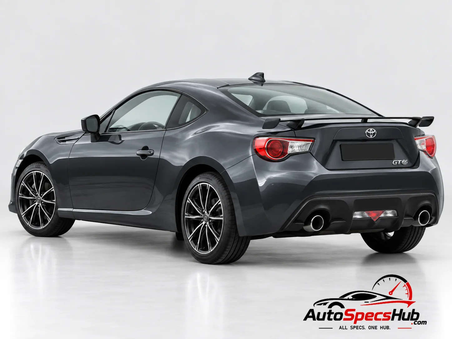 2017 Toyota GT86 rear three-quarter view