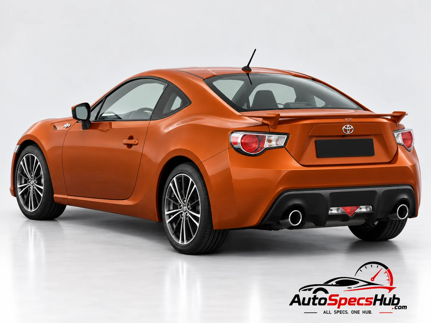 2012 Toyota GT86 rear three-quarter view