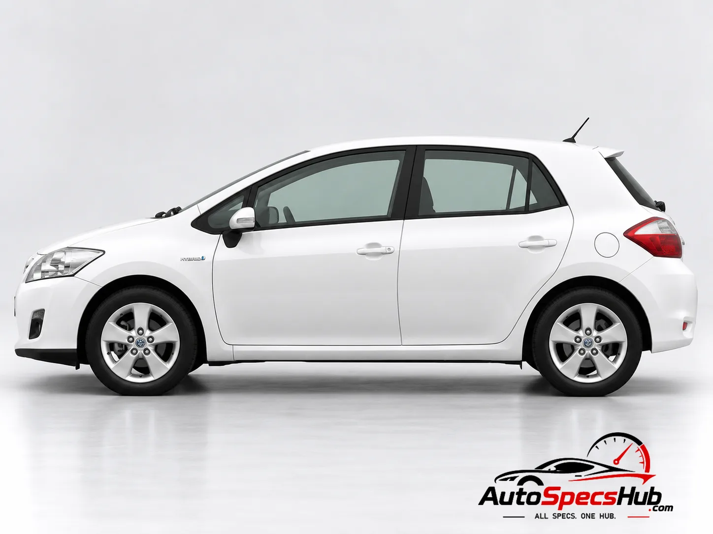 2010 Toyota Auris 1.8 VVT-i HSD side profile