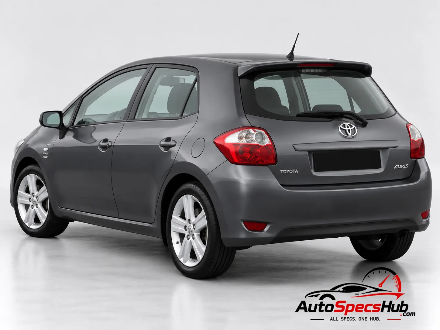2009 Toyota Auris 2.2 D-CAT rear three-quarter view