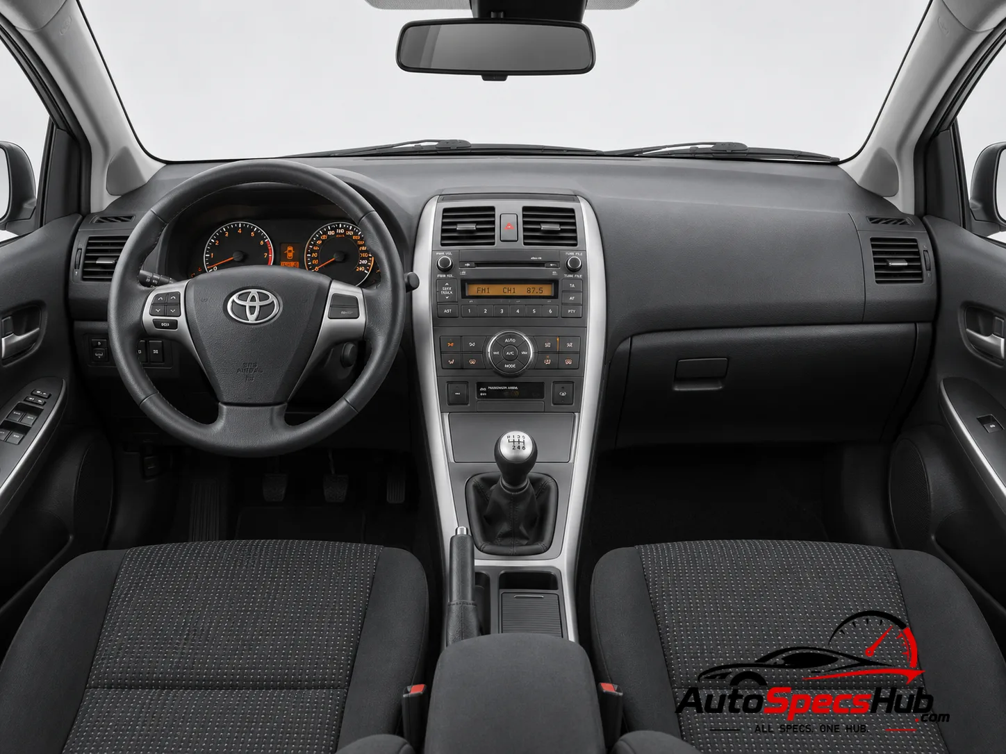 2009 Toyota Auris 2.2 D-CAT interior dashboard and front cabin
