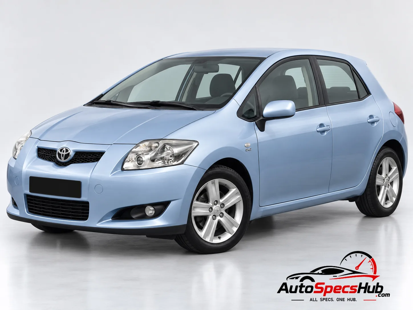 2007 Toyota Auris 2.2 D-CAT front three-quarter view