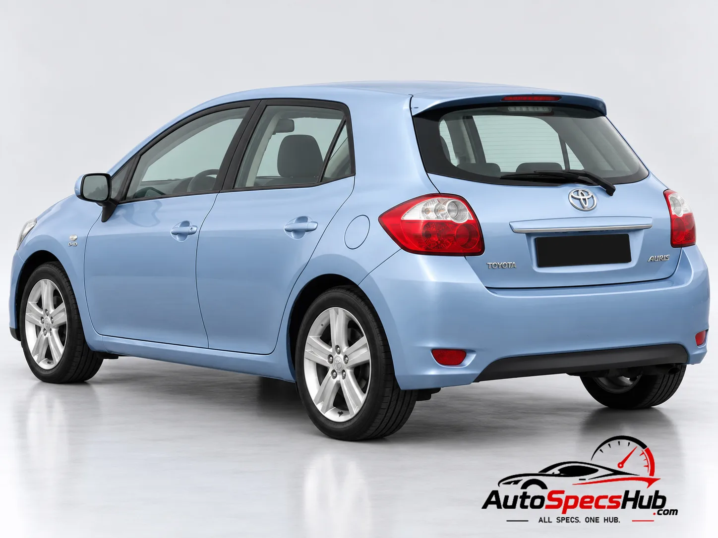 2007 Toyota Auris 2.2 D-CAT rear three-quarter view