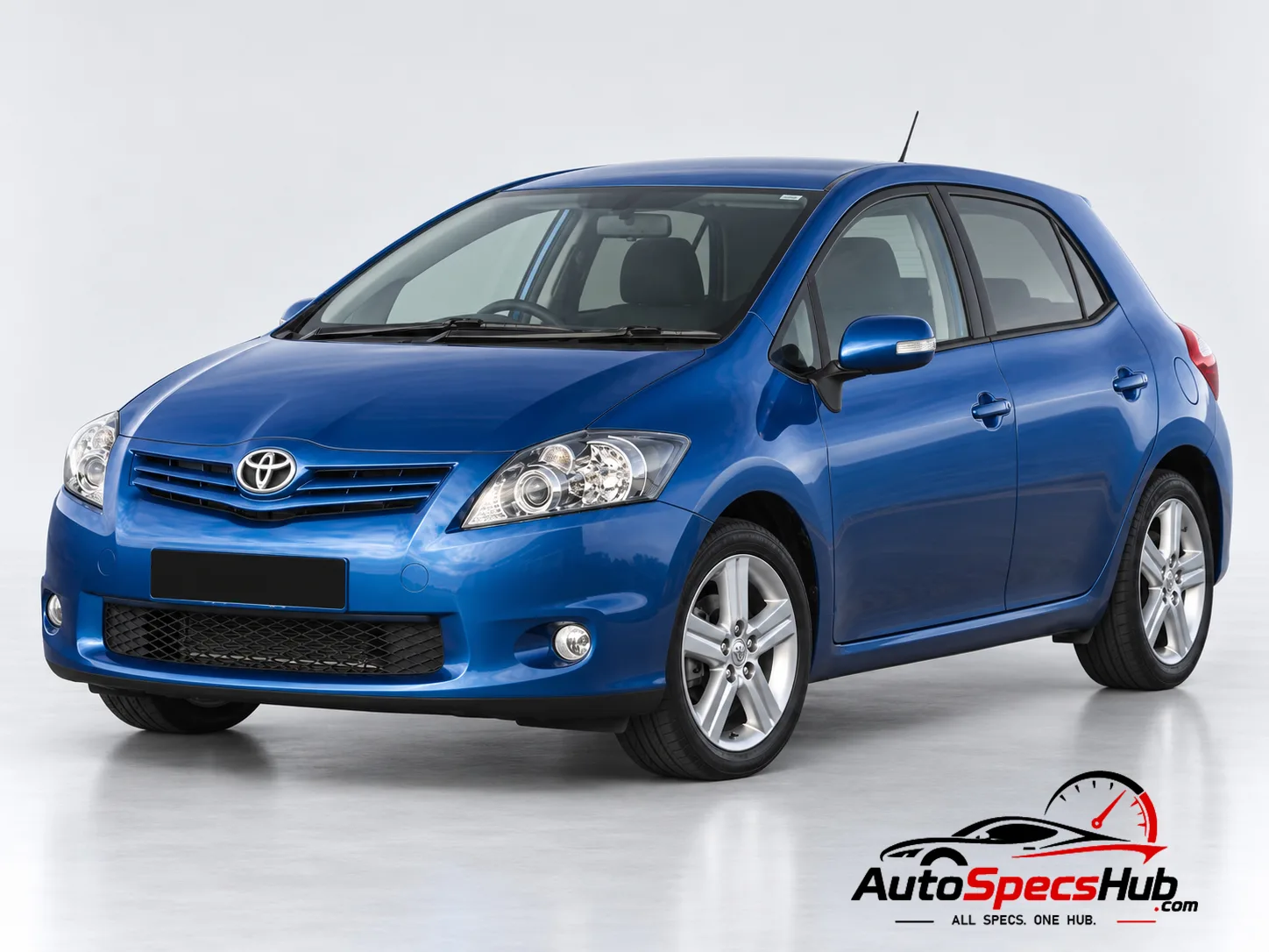 2009 Toyota Auris 1.6 Valvematic front three-quarter view