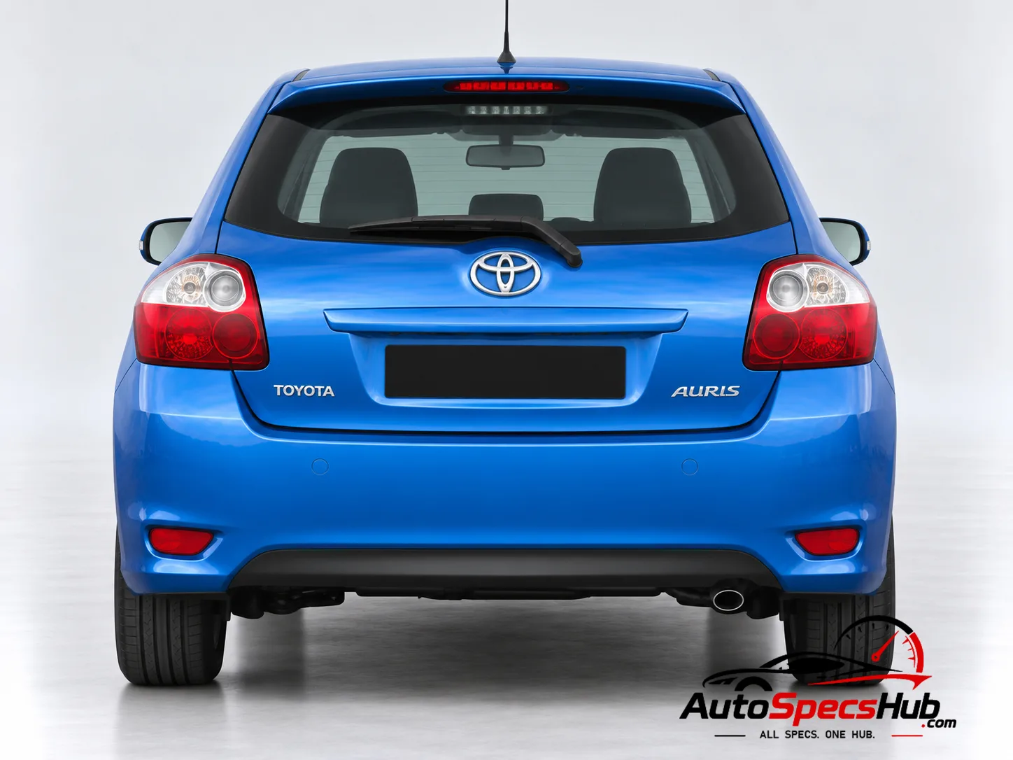 2009 Toyota Auris 1.6 Valvematic rear view