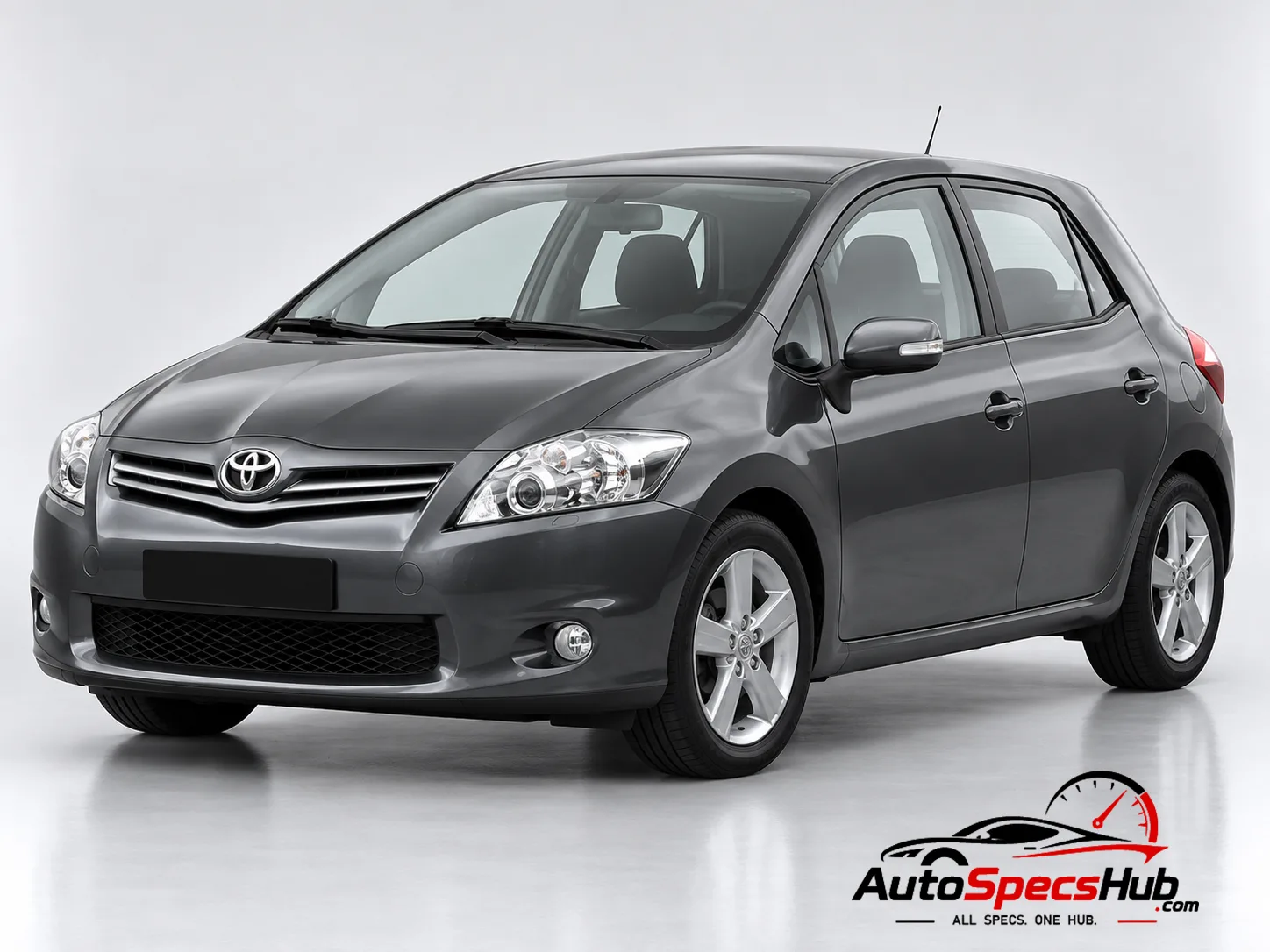 2009 Toyota Auris 2.0 D-4D front three-quarter view
