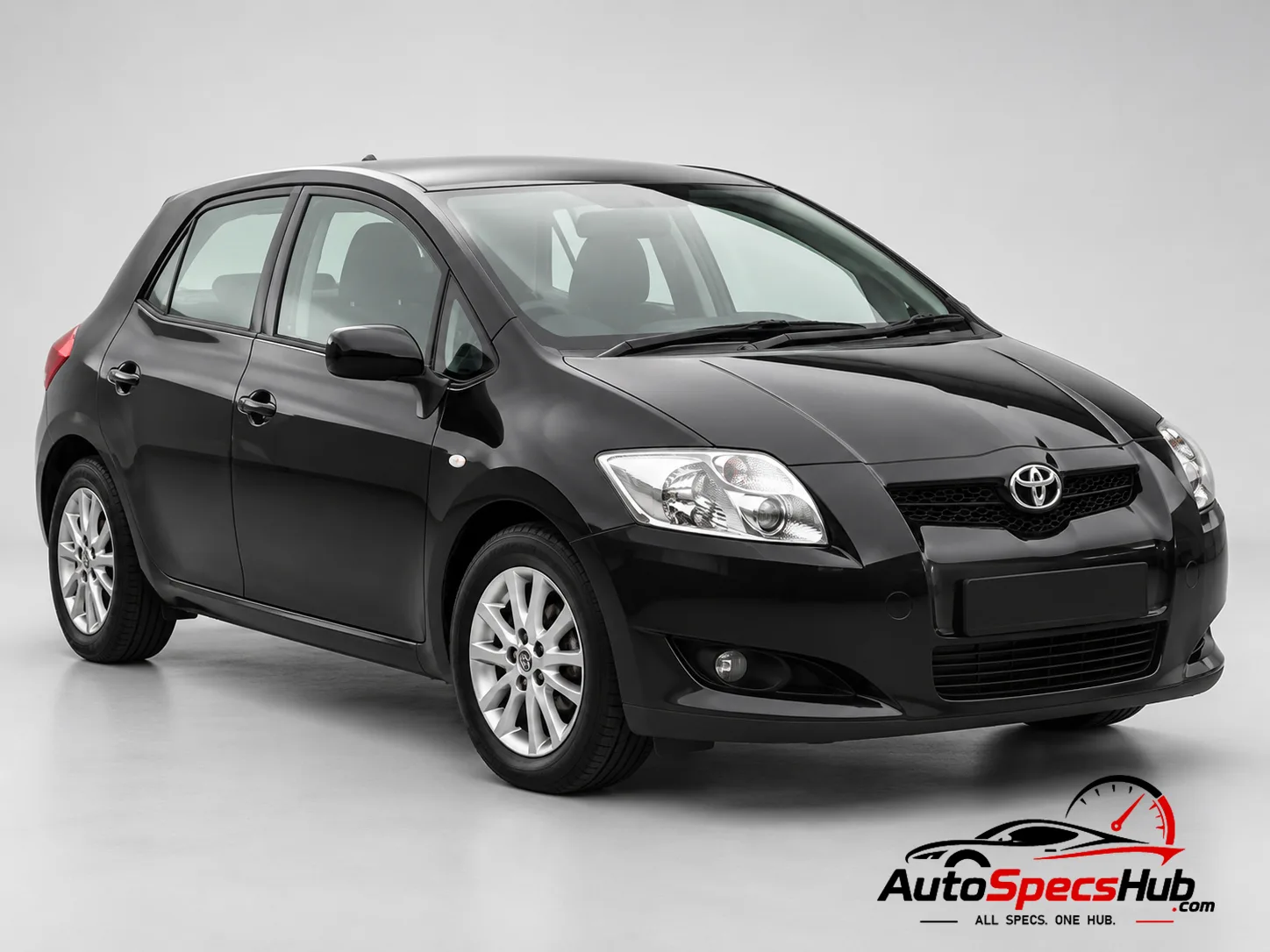 2007 Toyota Auris 2.0 D-4D front three-quarter view