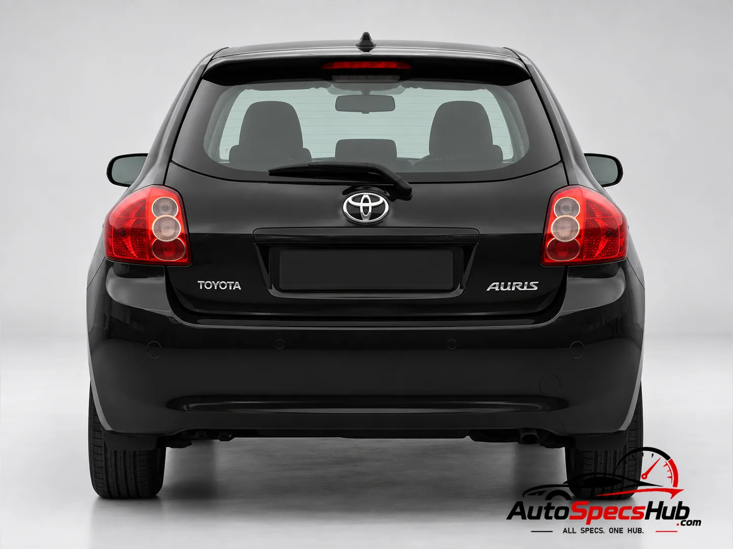 2007 Toyota Auris 2.0 D-4D rear view