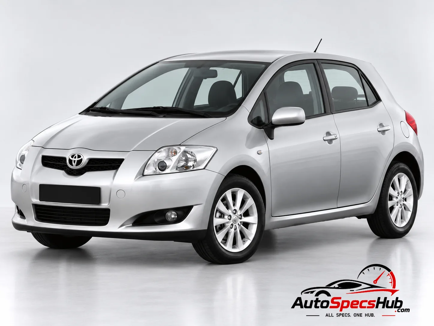 2007 Toyota Auris 1.4 VVT-i front three-quarter view
