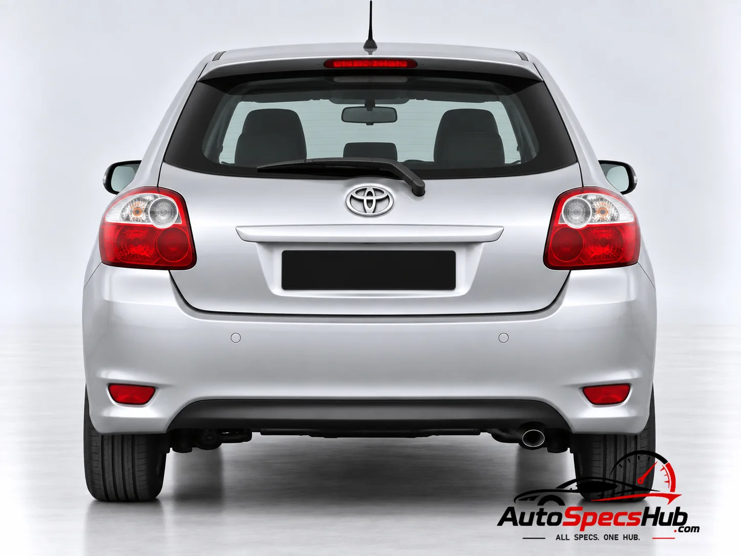 2007 Toyota Auris 1.4 VVT-i rear view