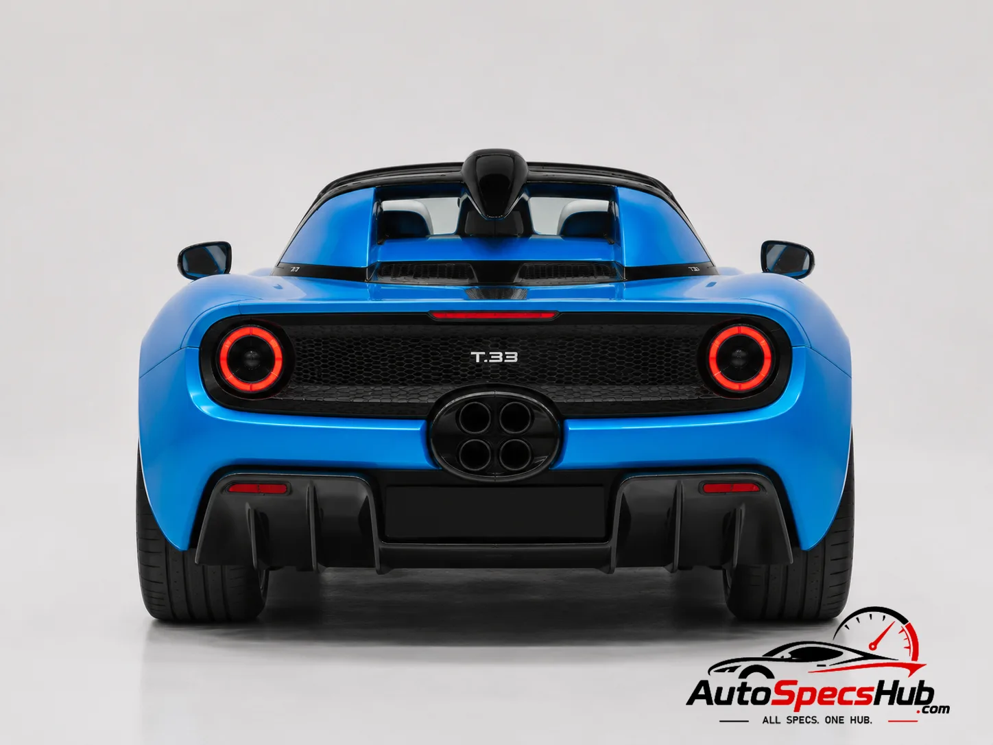2025 GMA T.33 Spider rear view