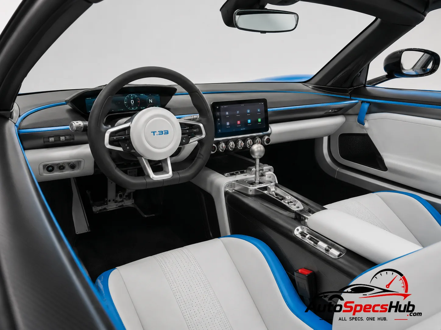 2025 GMA T.33 Spider interior cockpit and seats