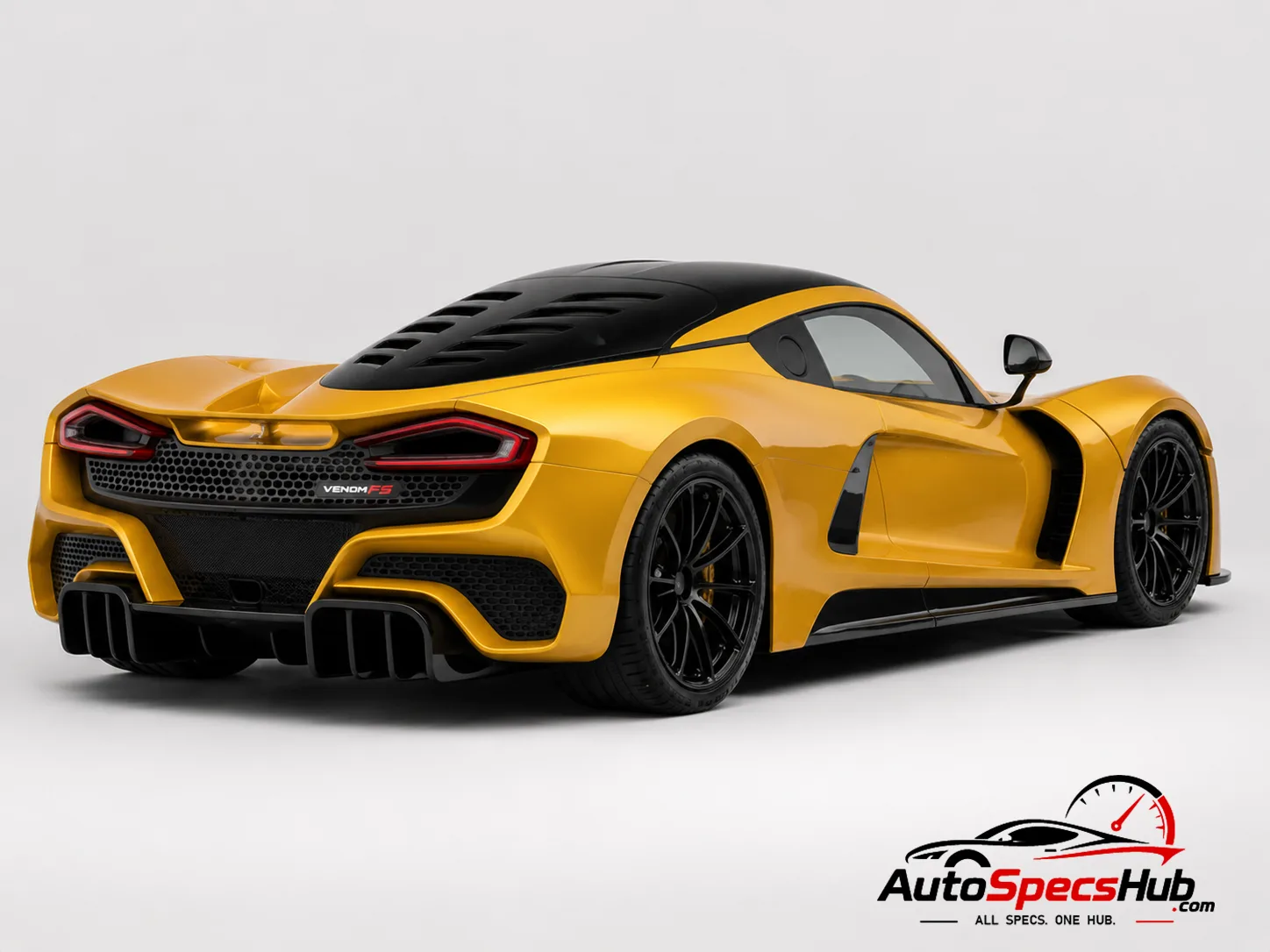 2020 Hennessey Venom F5 rear three-quarter view