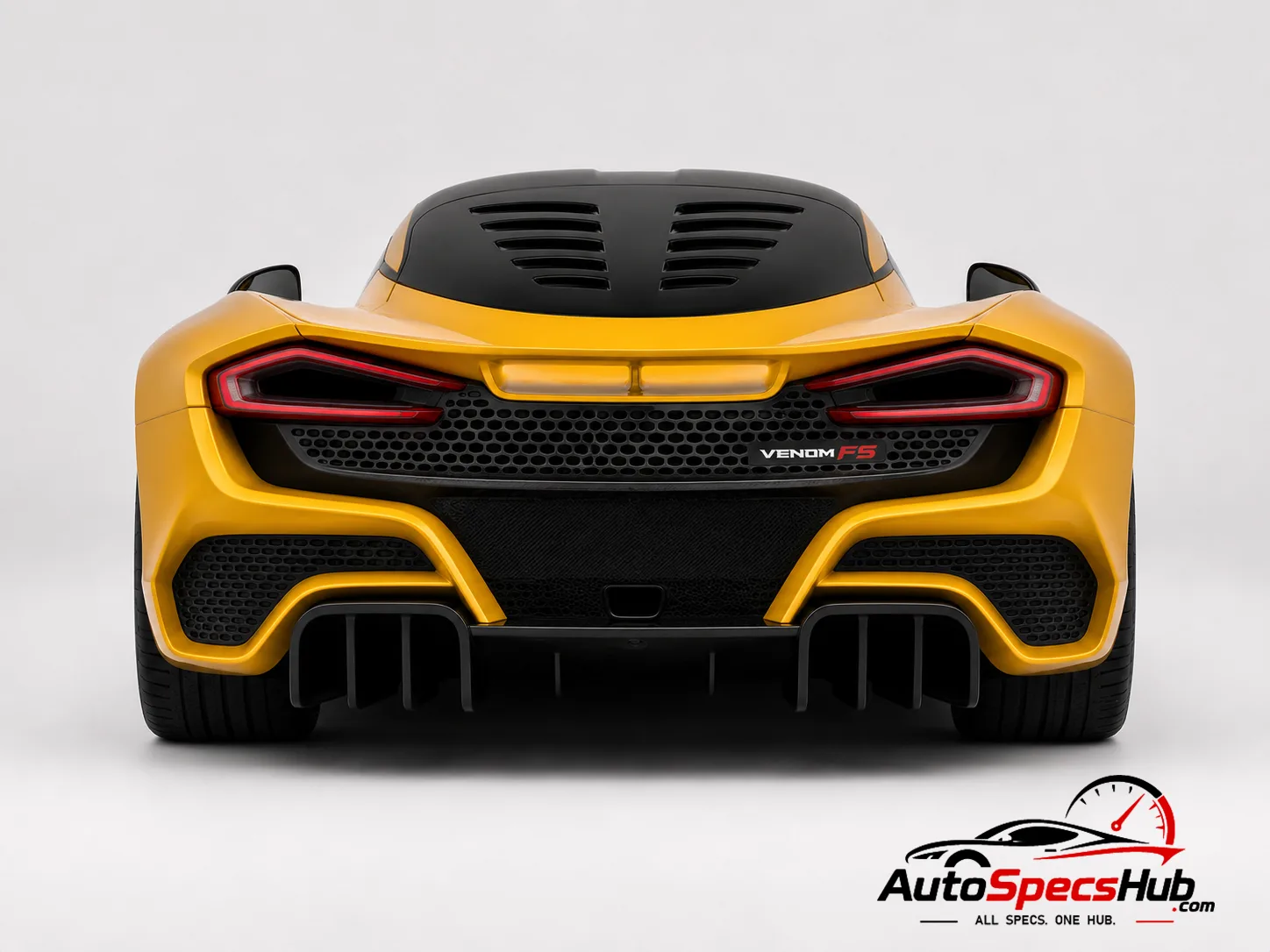 2020 Hennessey Venom F5 rear view