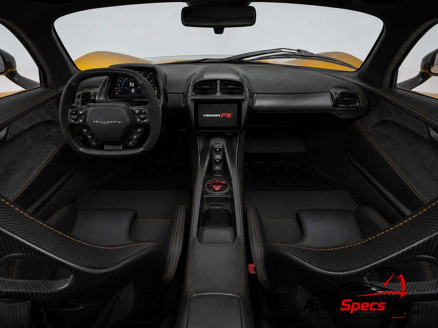 2020 Hennessey Venom F5 interior cockpit and seats