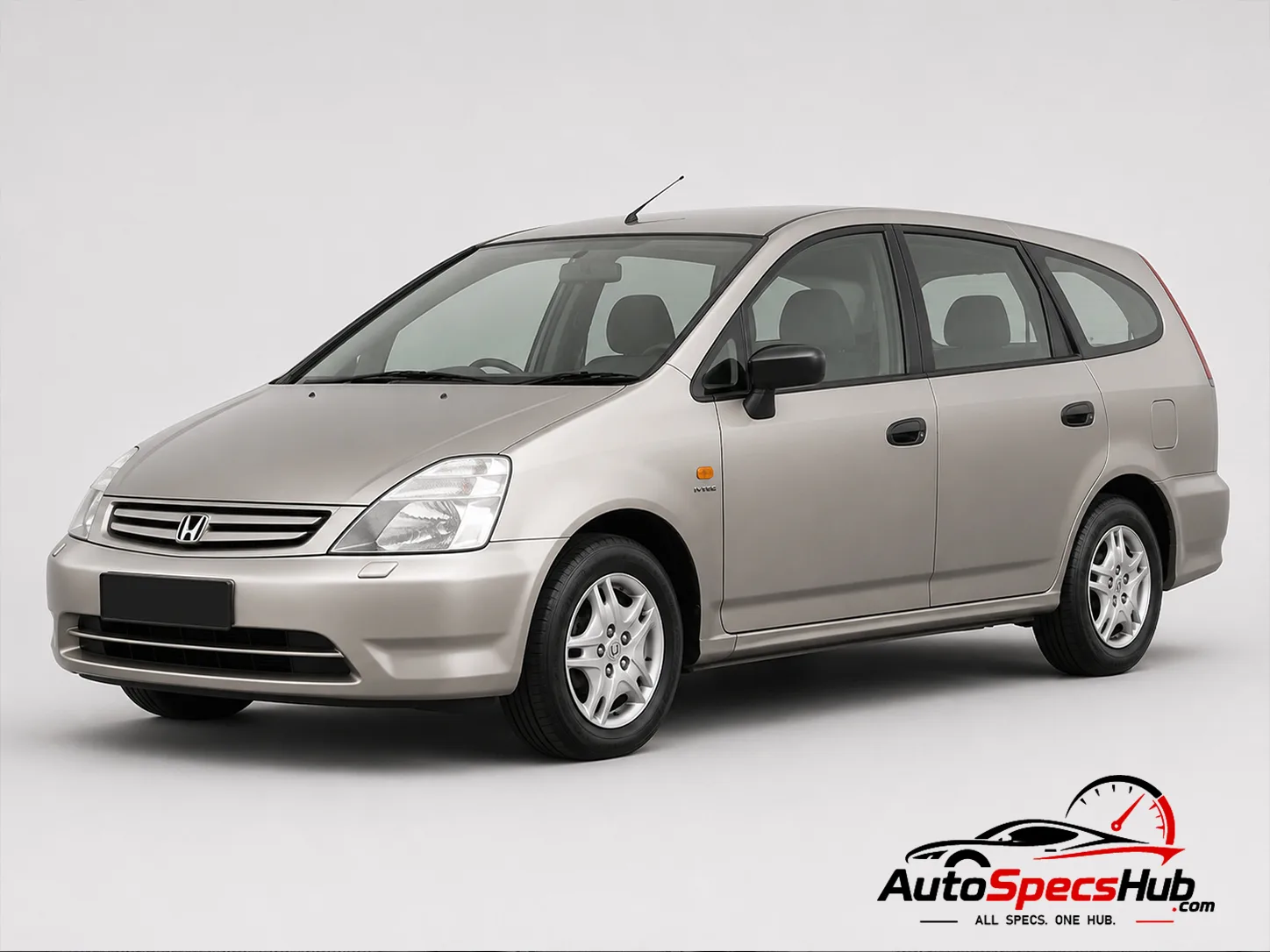 2001 Honda Stream 1.7i front three-quarter view