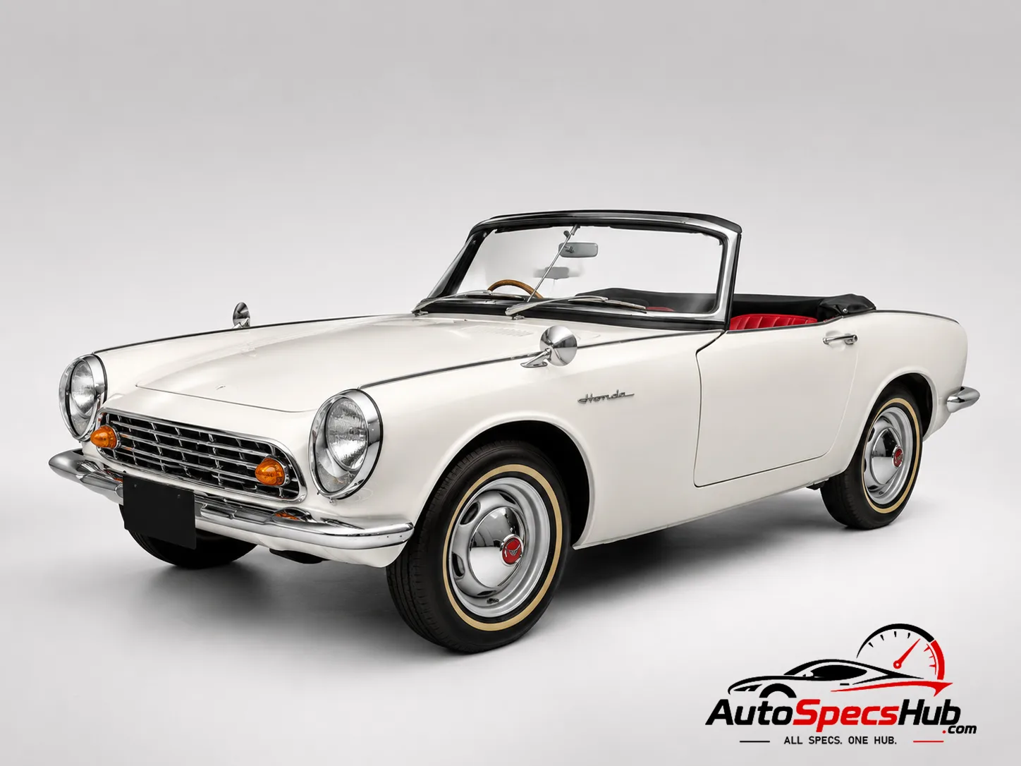 1963 Honda Sports 500 front three-quarter view