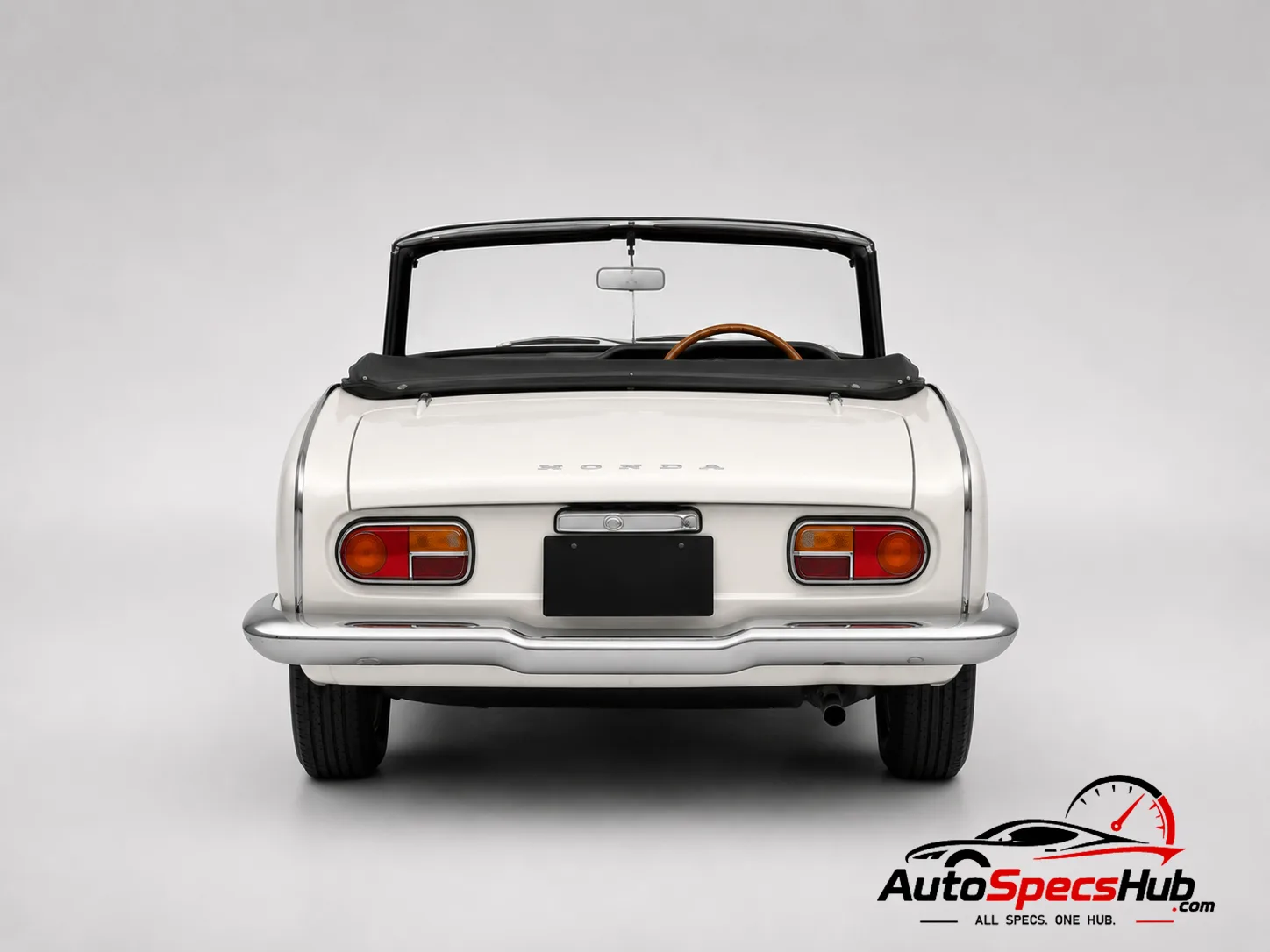 1963 Honda Sports 500 rear view